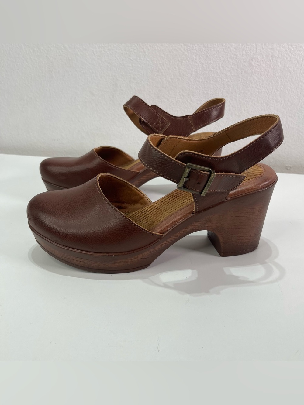 BOC by Born Clog Women's 9 M Platform Shoes Chunky Mary Jane Boho Whimsigoth
